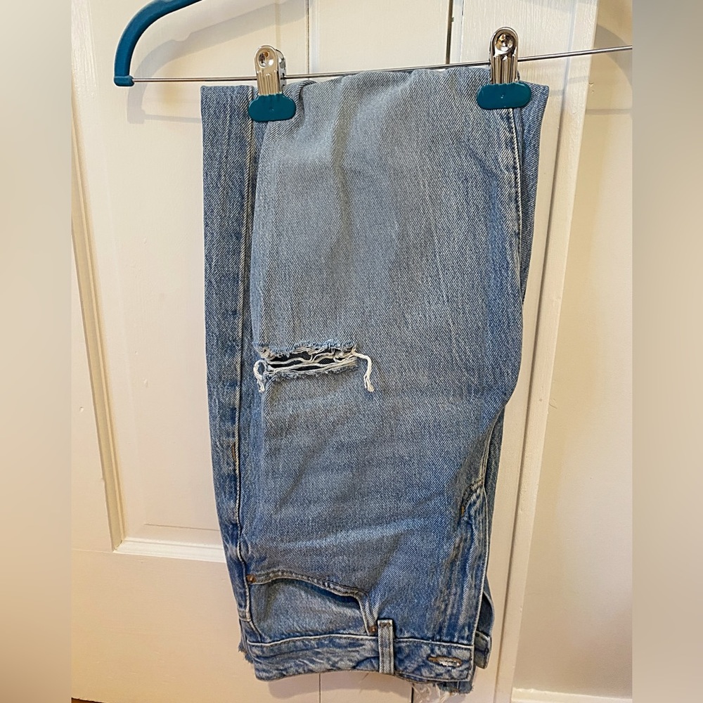 garage ripped baggy denim jeans NEW